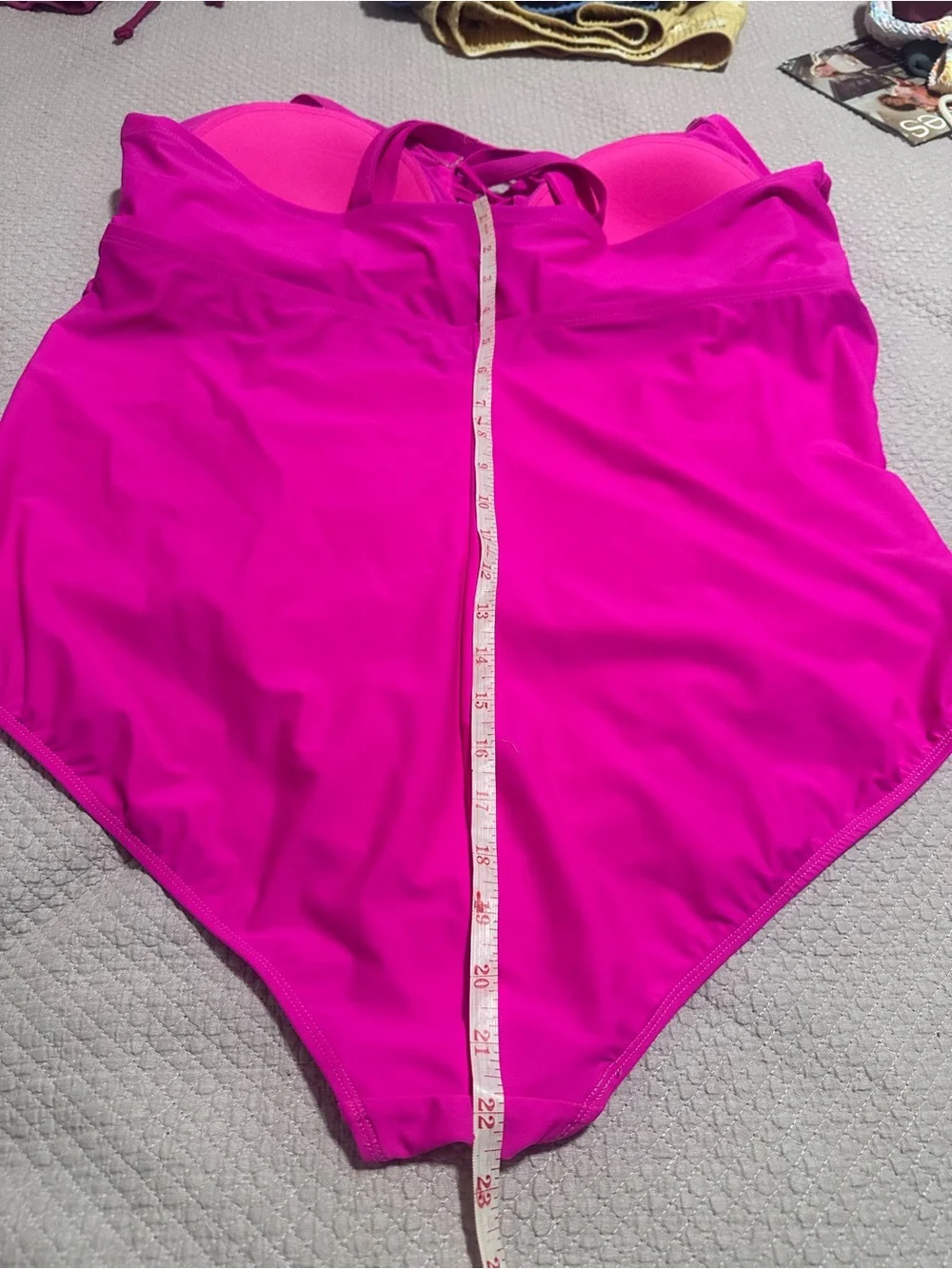 torrid Hot Pink Lace-Up One-Piece Swimsuit